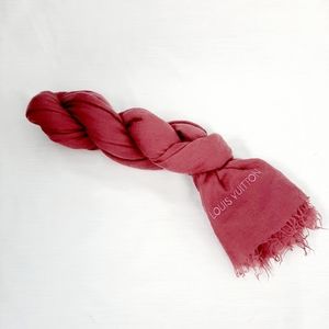 Louis Vuitton authentic 100% cashmere pink stole